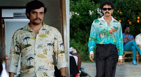 pablo escobar clothing style.